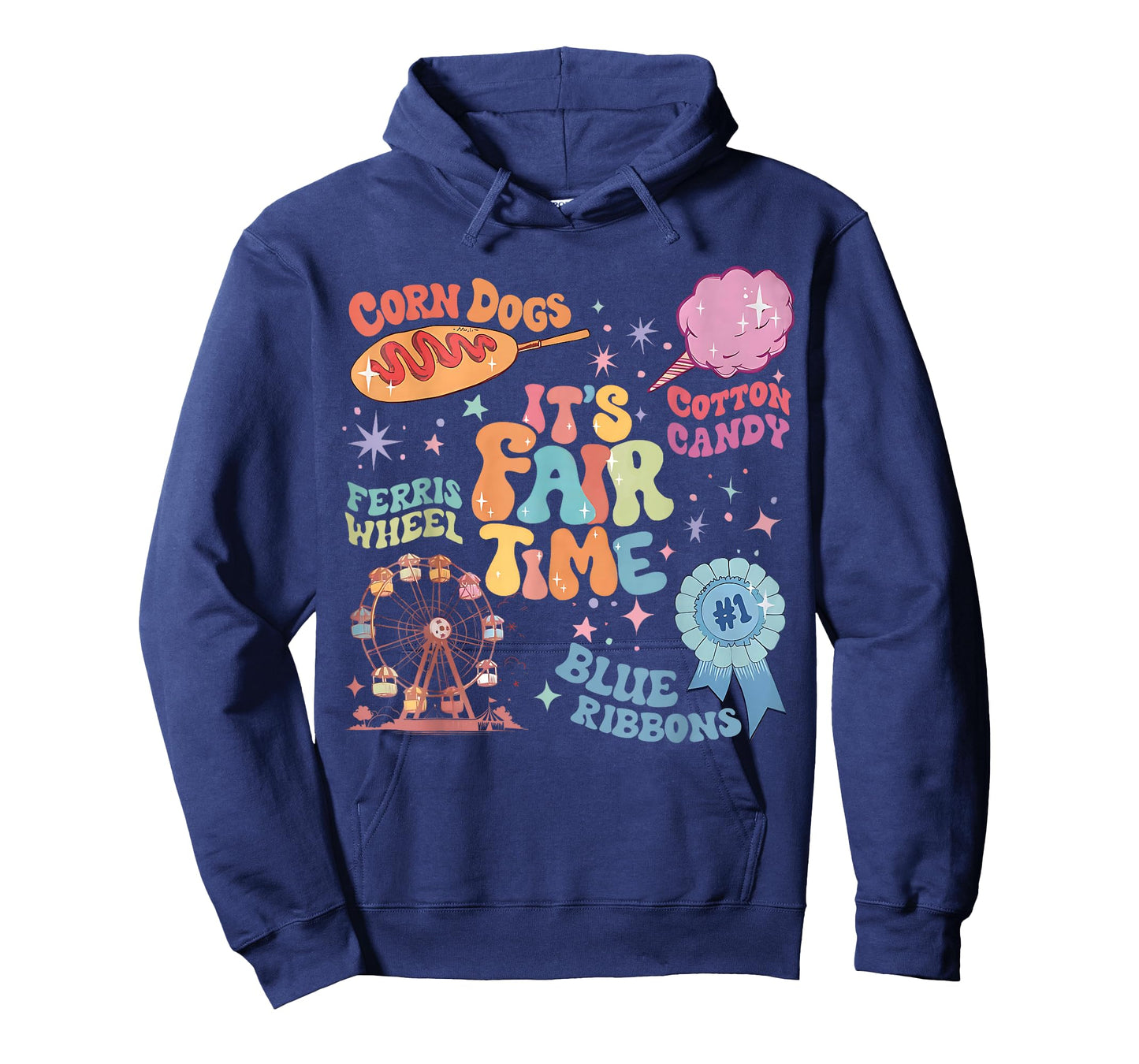 It's Fair Time State Fair Corn Dogs Ferris Wheel County Fair T-Shirt