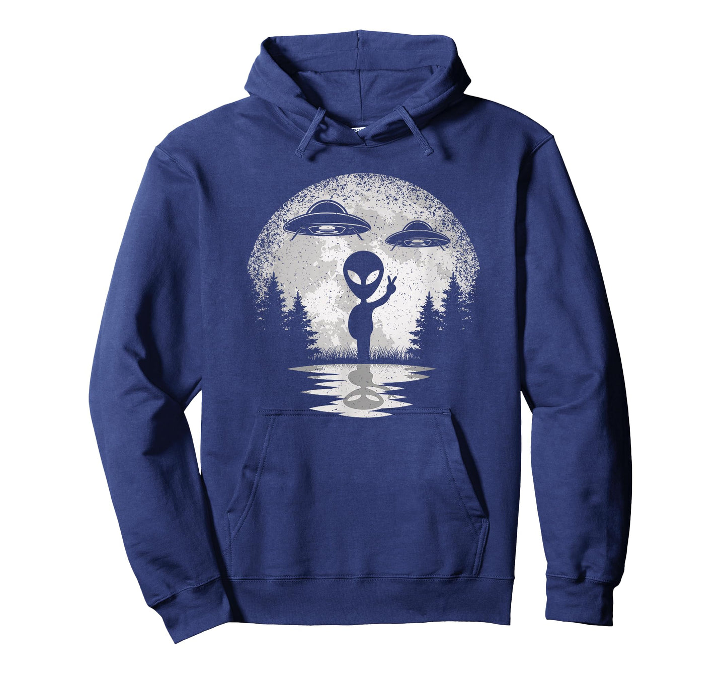Alien Moon Space UFO Extraterrestrial Vintage Men Women Kids T-Shirt