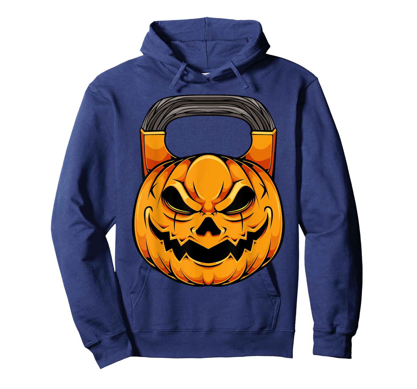 Pumpkin Dumbbell Lazy Halloween Costume Workout Gym Lover T-Shirt