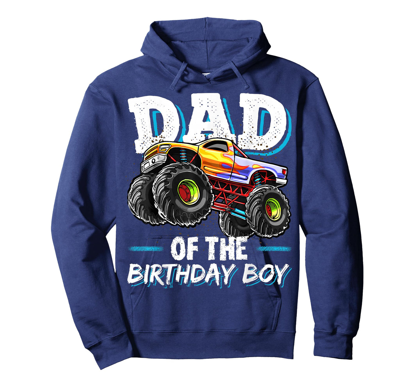 Dad of the Birthday Boy Monster Truck Birthday Novelty Gift T-Shirt