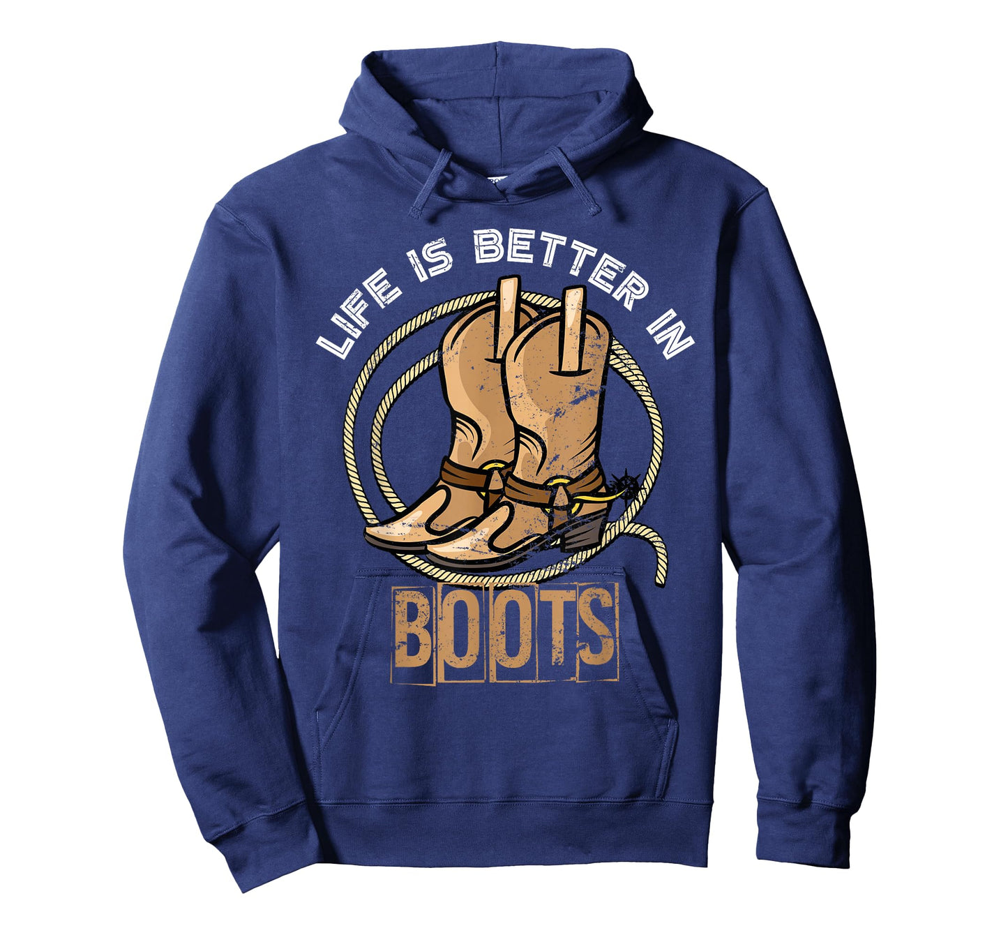 Life is Better in Boots Funny Gift Cowboy T-Shirt