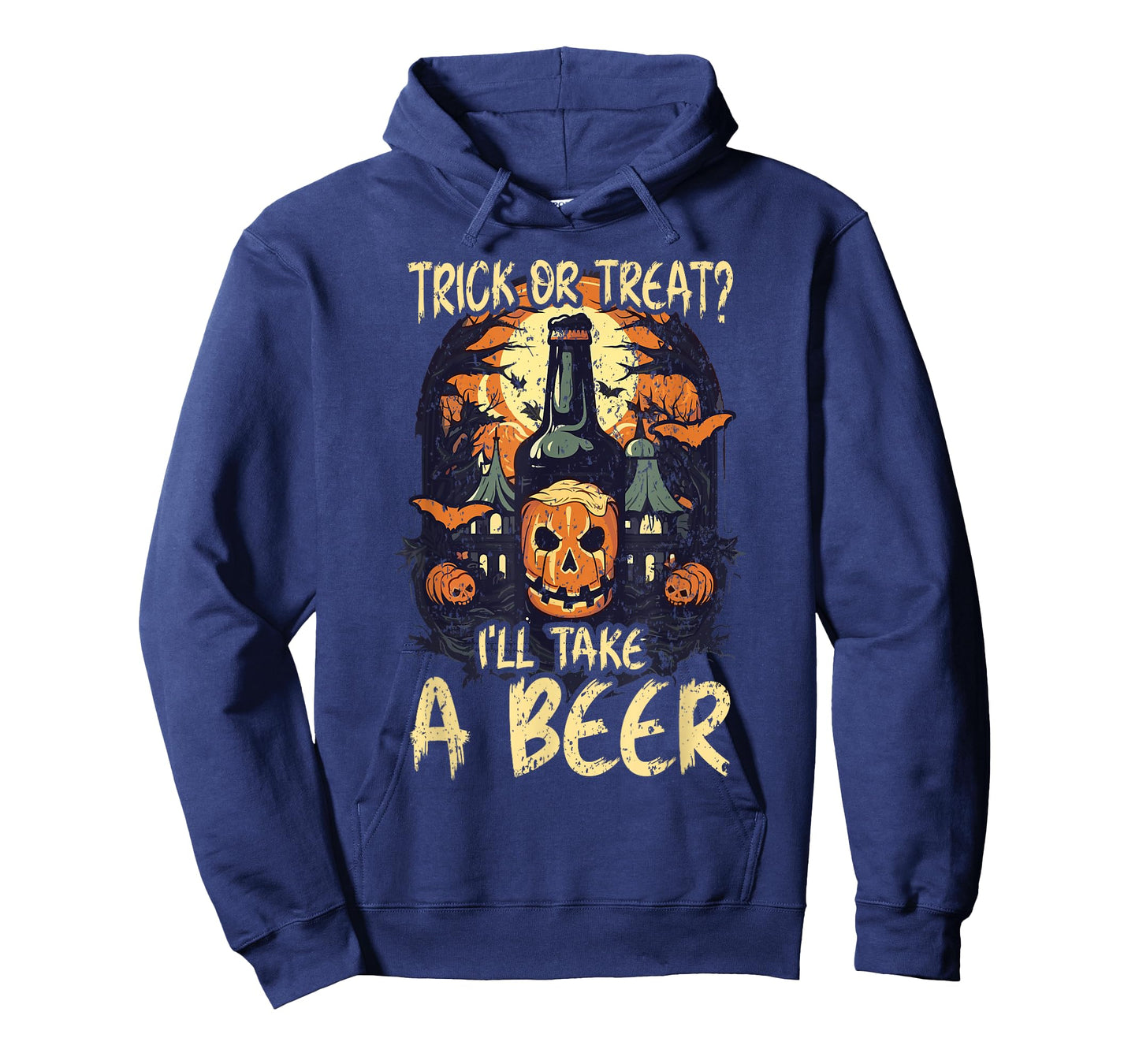 Halloween Beer Drinker Trick Or Treat Spooky Alcoholic T-Shirt