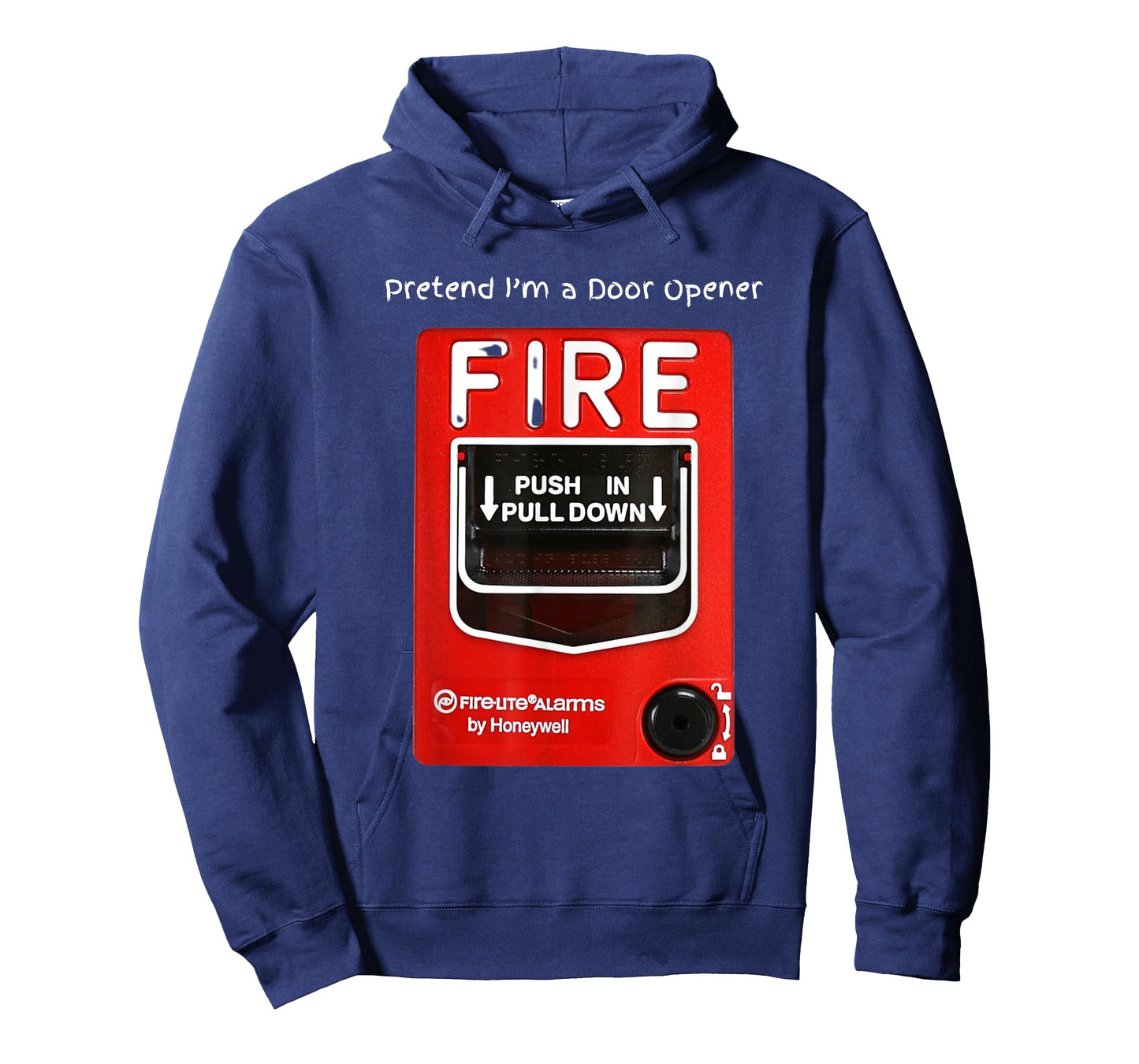 Funny Halloween Pretend I'm a Door Opener Fire Alarm T-Shirt