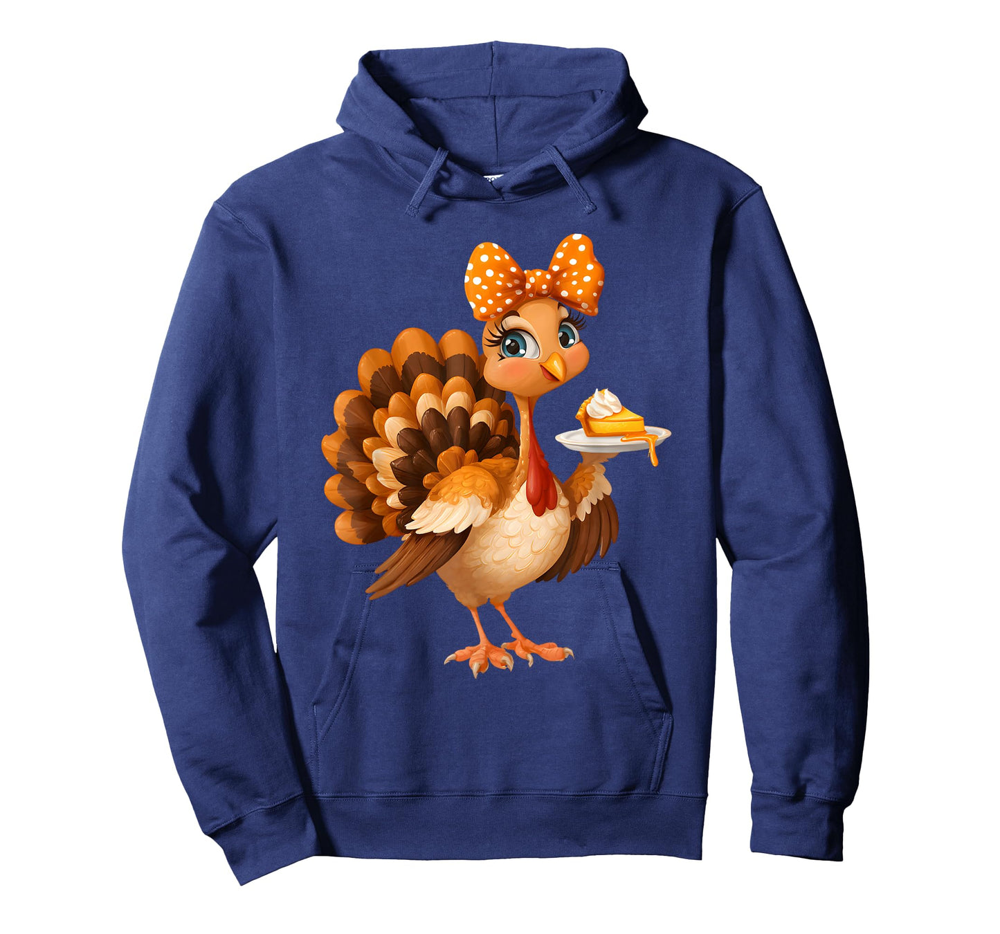 Cute Turkey Pie Coquette Bow Girl Women Kid Thanksgiving T-Shirt