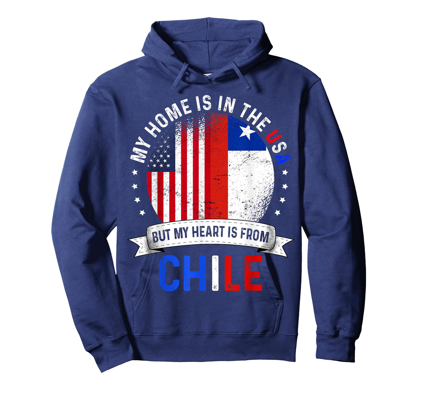 Chilean American Patriot Heart is from Chile Flag T-Shirt
