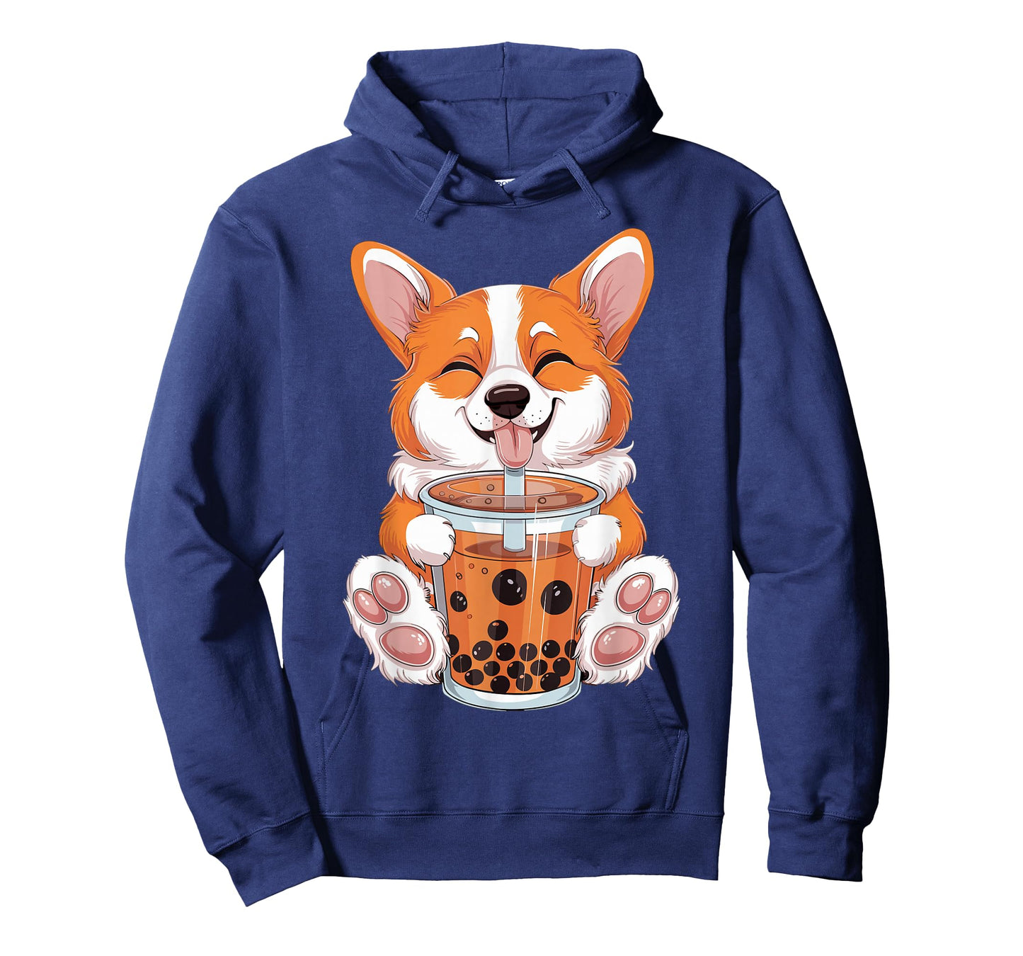 Corgi Dog Bubble Boba Tea Anime Cute Kawaii Corgi Dog T-Shirt