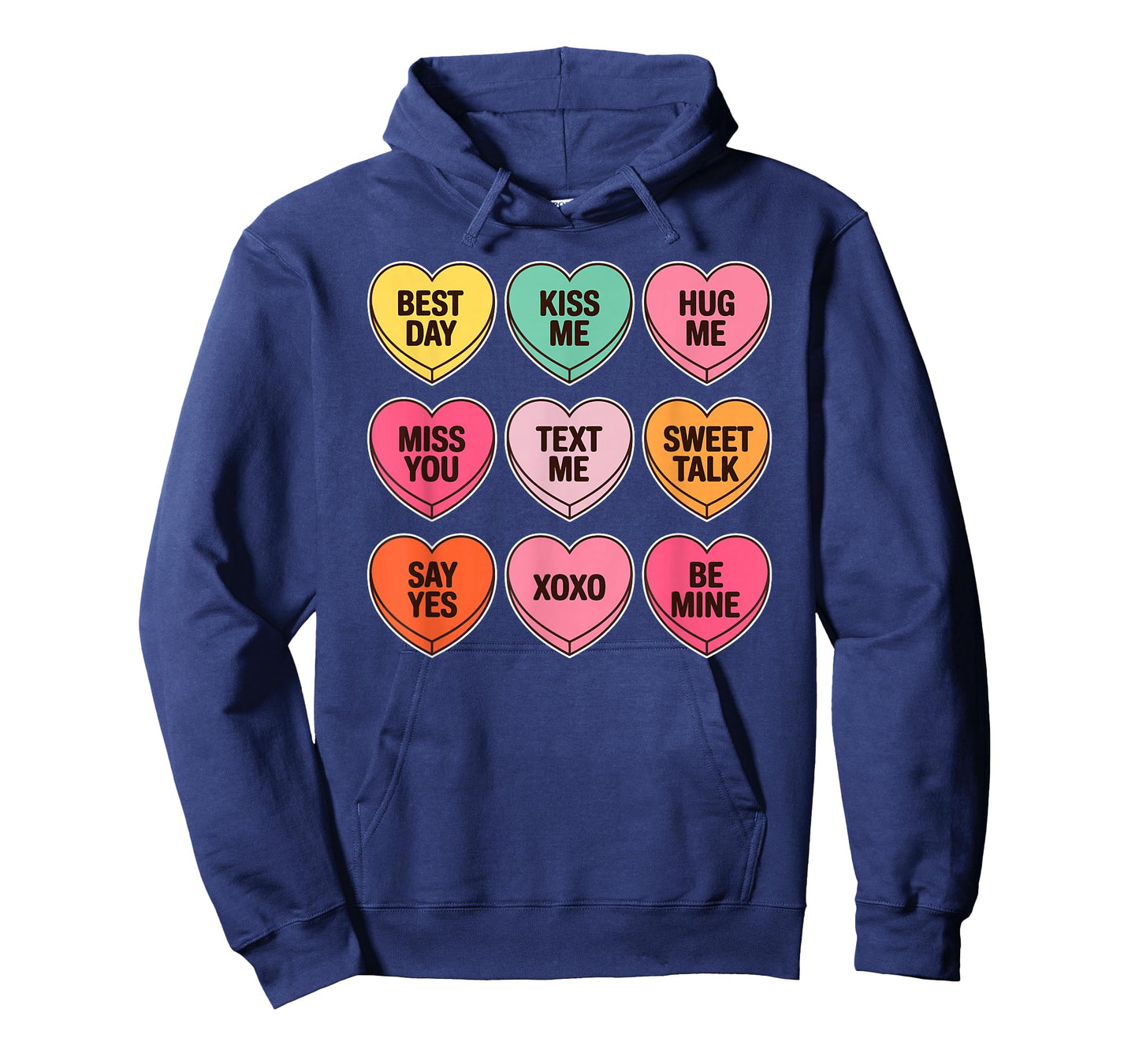 Candy Heart Messages Pastel Conversation Hearts Valentine T-Shirt