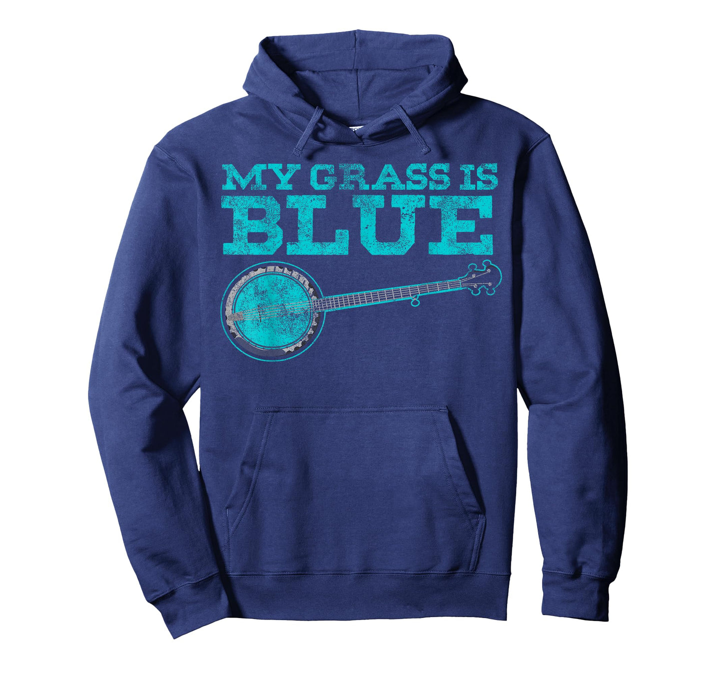 My Grass is Blue Design Banjo Player Gifts Bluegrass Music T-Shirt