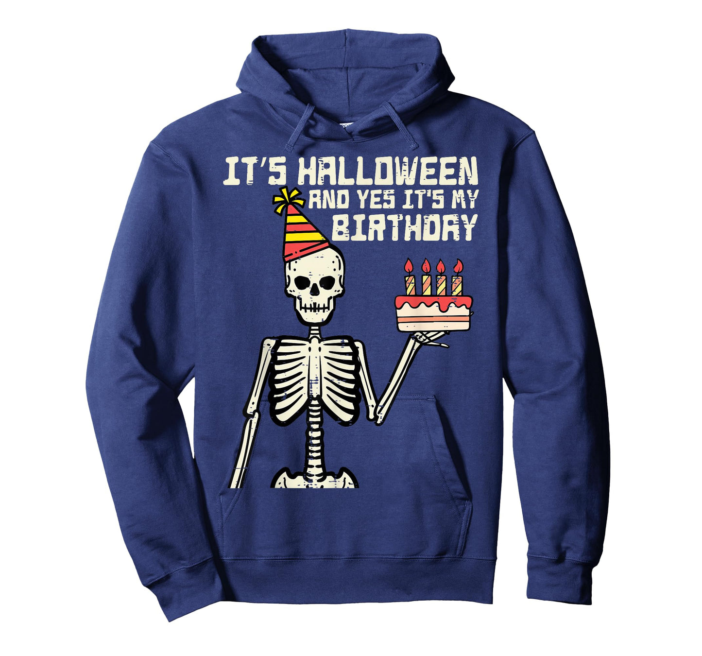 Its Halloween Yes My Birthday Skeleton Costume Men Women Kid T-Shirt