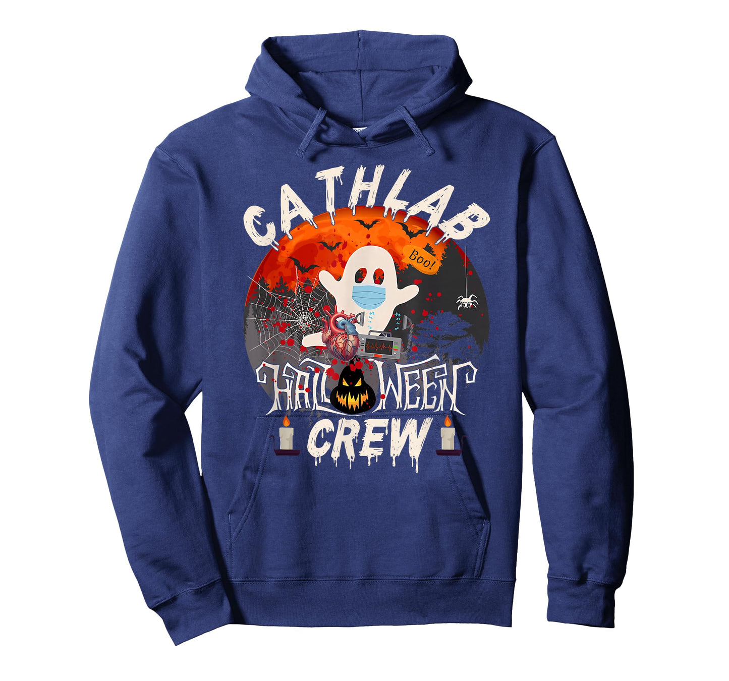 Spooky Cath Lab Boo Crew Cath Lab Halloween Matching T-Shirt