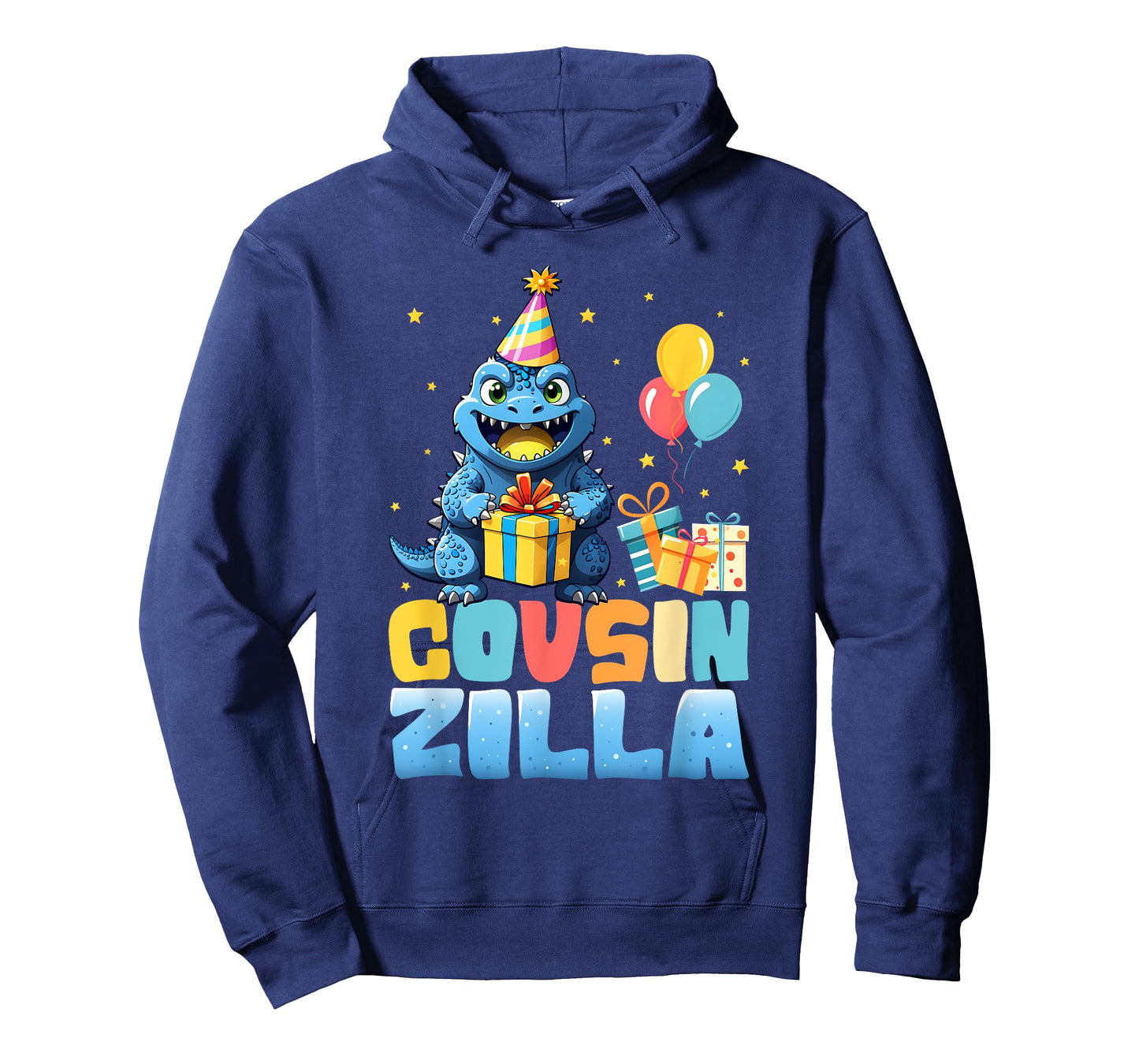 Cousinzilla Monster Kaiju Family Matching Birthday Kids T-Shirt