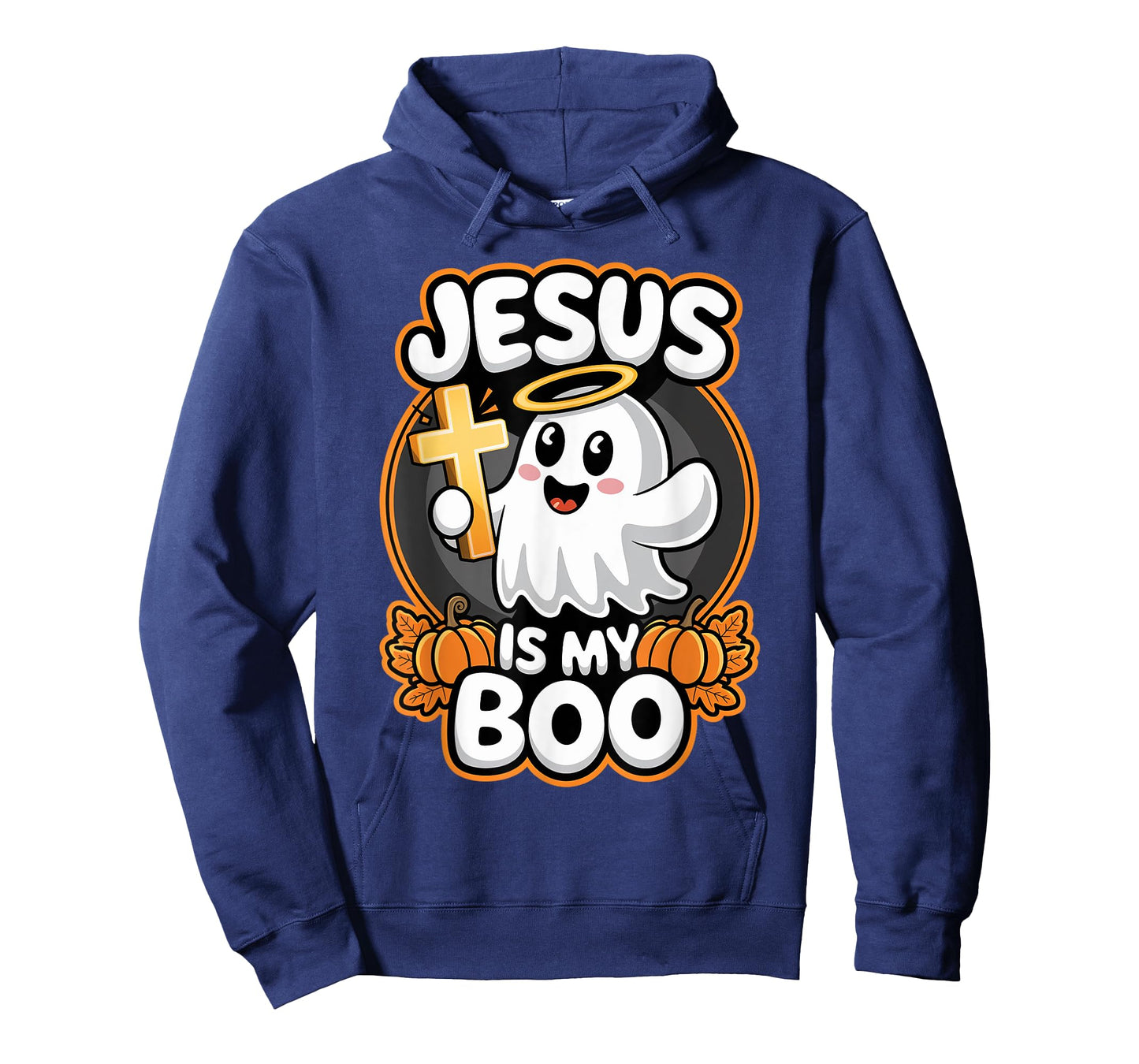 Jesus is My Boo Christian Faith Fall-O-Ween Cute Ghost Cross T-Shirt