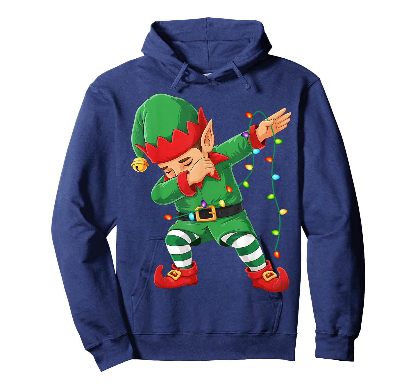 Dabbing Elf Squad Christmas Matching Family Men Boy Kids Elf T-Shirt