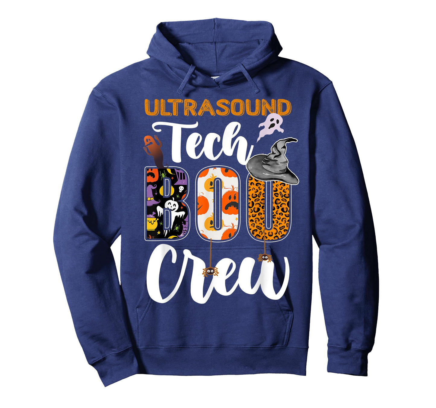 Ultrasound Tech Boo Crew Funny Halloween Technician Matching T-Shirt