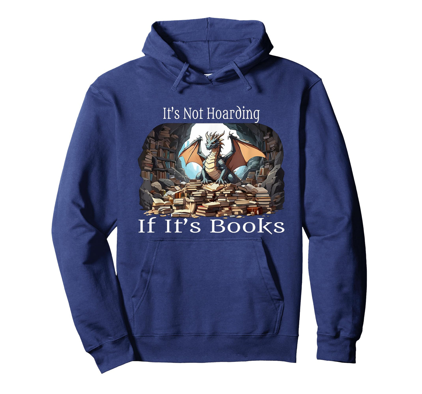 Funny Dragon Hoarding Books For Fantasy Dragon Lovers T-Shirt