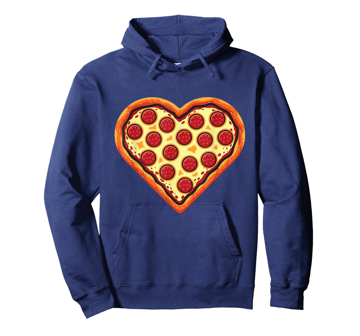 Pizza Heart Cute Valentines Day Funny Heart Shaped Pizza T-Shirt
