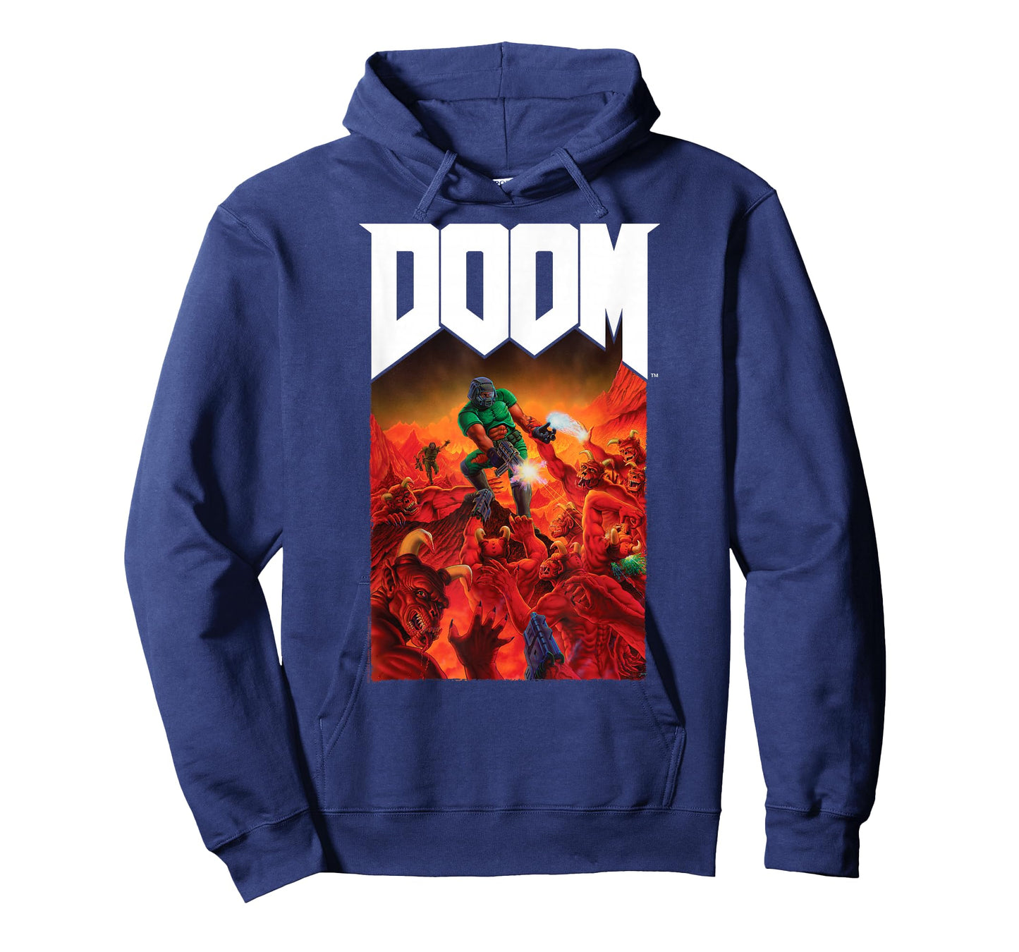 DOOM Full Color Cover Art Retro Video Game T-Shirt