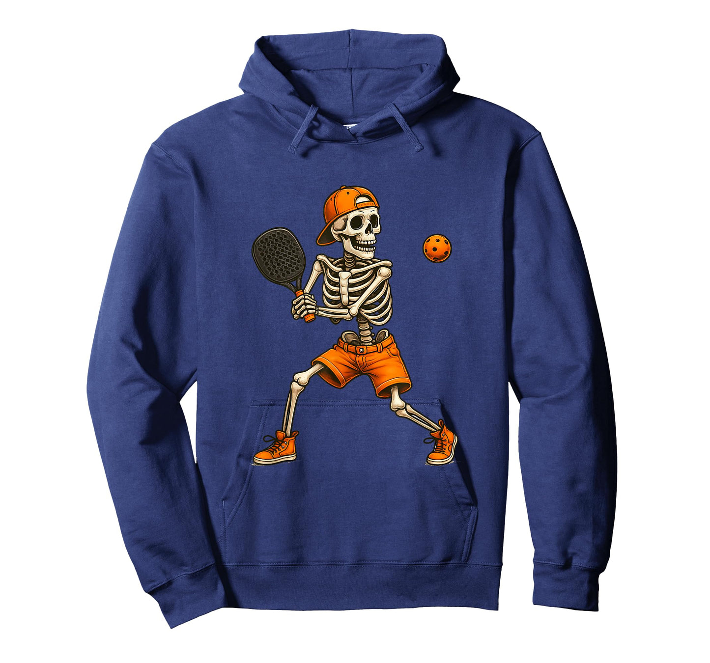 Funny Pickleball Skeleton Halloween Shirt Kids Girls Boys T-Shirt
