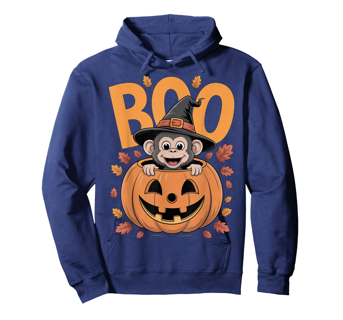 Monkey Costume on Pumpkin Halloween Monkey T-Shirt