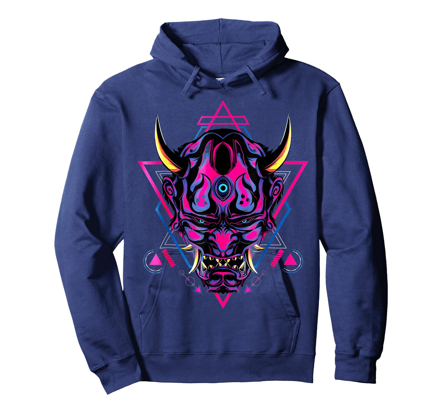 Samurai Demon Oni Akuma Mask Bushido Spirit Japanese T-Shirt