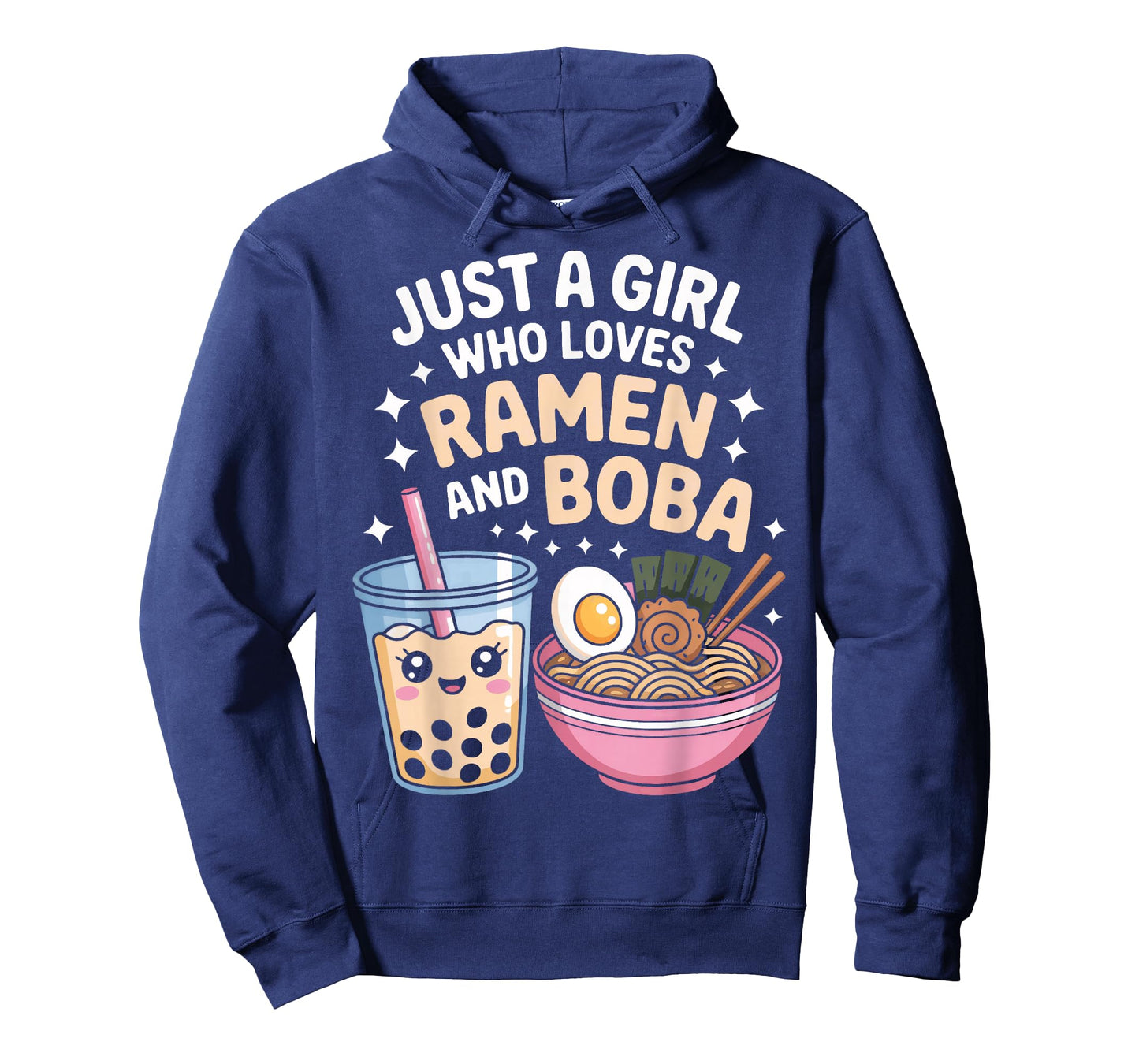 Just A Girl Who Loves Ramen And Boba Anime Food Fan T-Shirt
