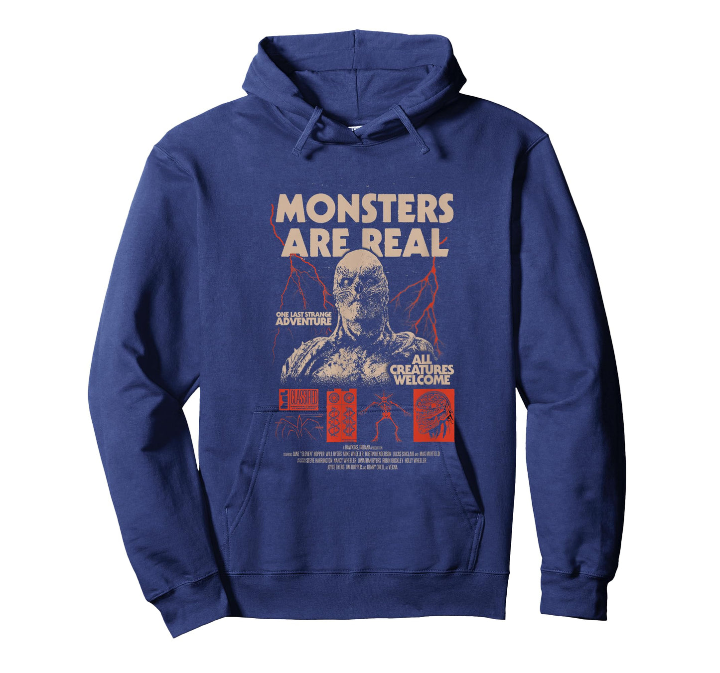 Stranger Things Monsters are Real Vecna Distressed Poster T-Shirt
