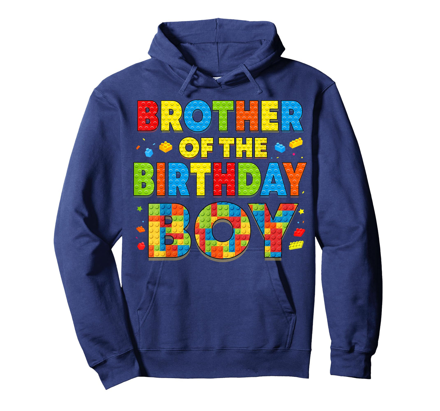 Brother Of The Birthday Boy Building Block Birthday Family T-Shirt