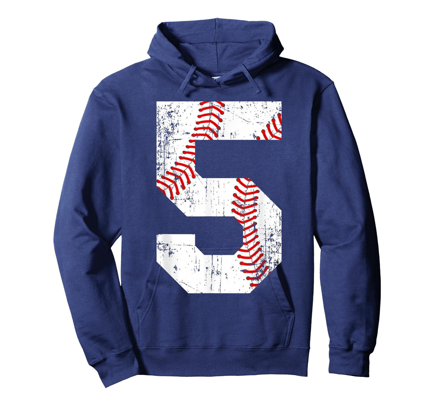 Vintage Baseball 5 Jersey Number T-Shirt