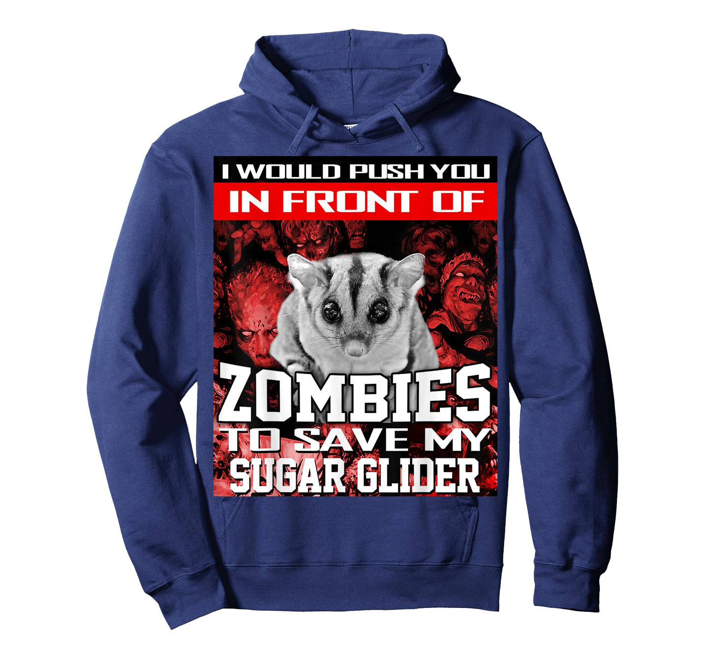 In Front Of Zombies To Save My Sugar Glider Halloween T-Shirt
