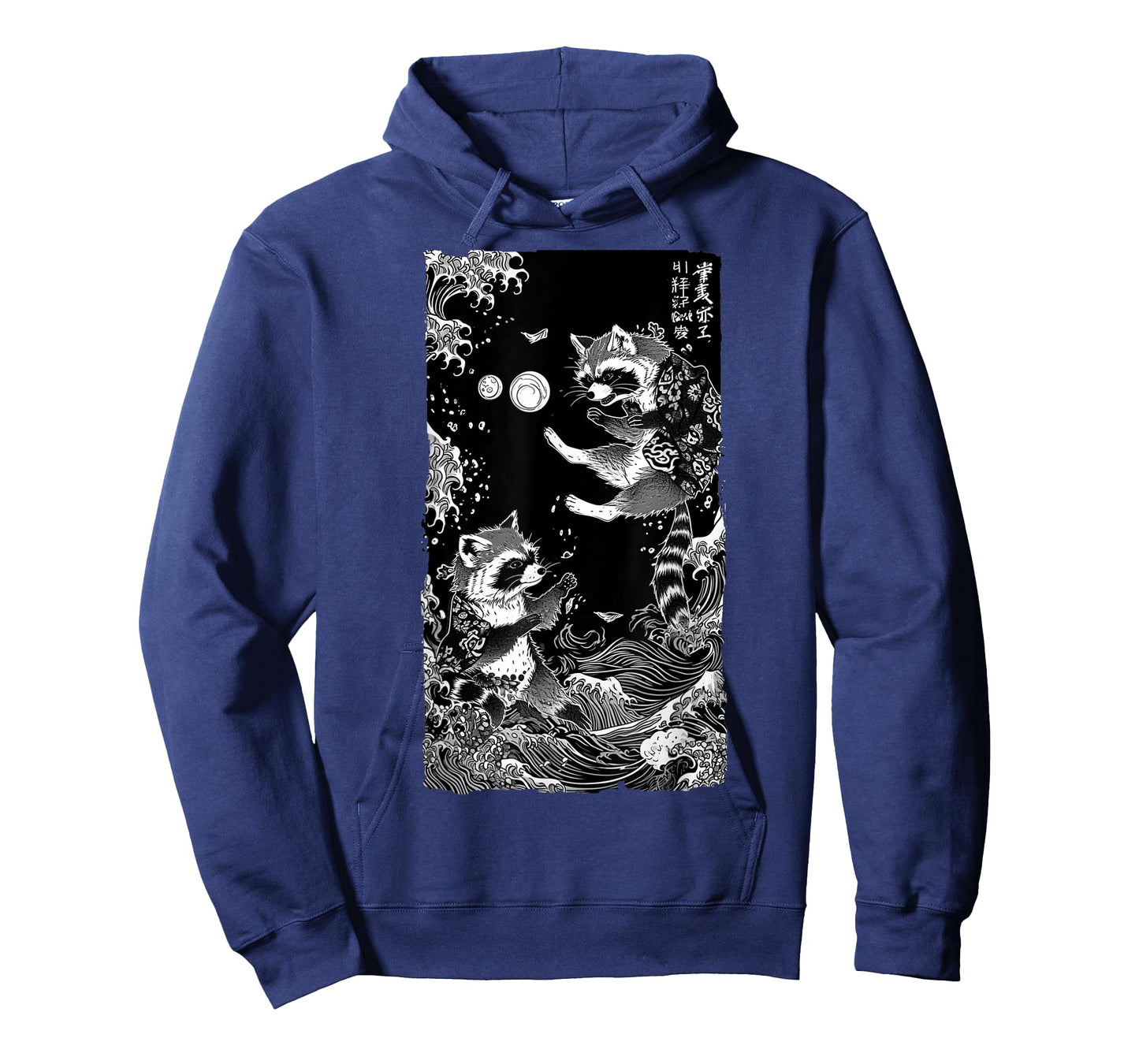 Raccoon Samurai Duel: Ukiyo-e Battles Japanese Art Print T-Shirt