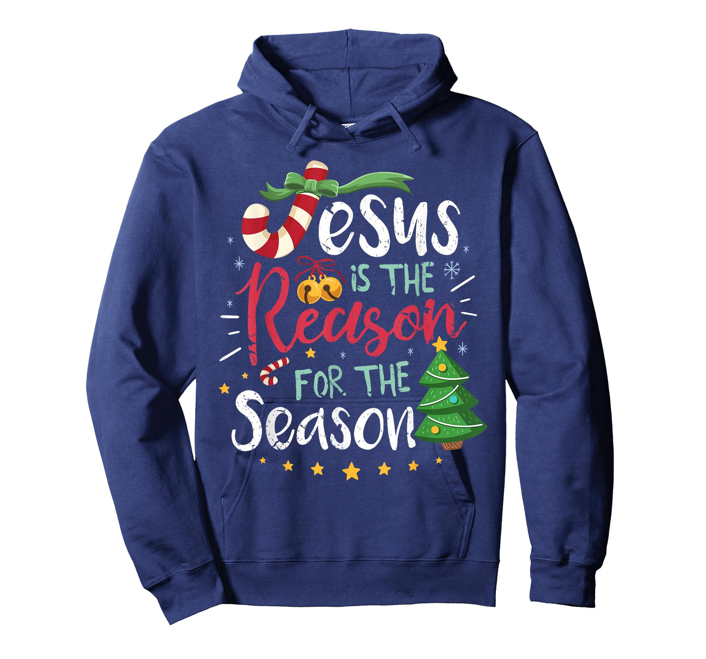 Bee Kind Christmas Apparel Co. Christian Jesus The Reason Christmas Stocking Stuffer Gift T-Shirt
