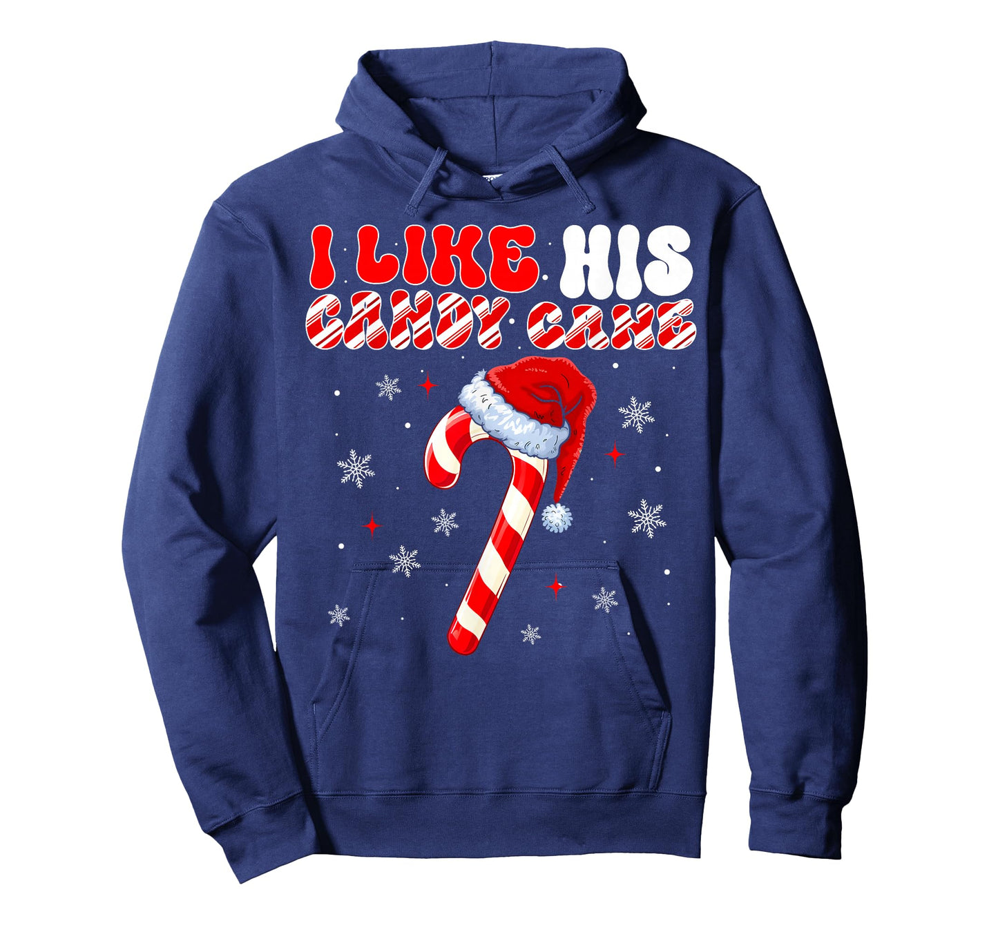 Couples Matching Christmas I Like His Candy Cane T-Shirt