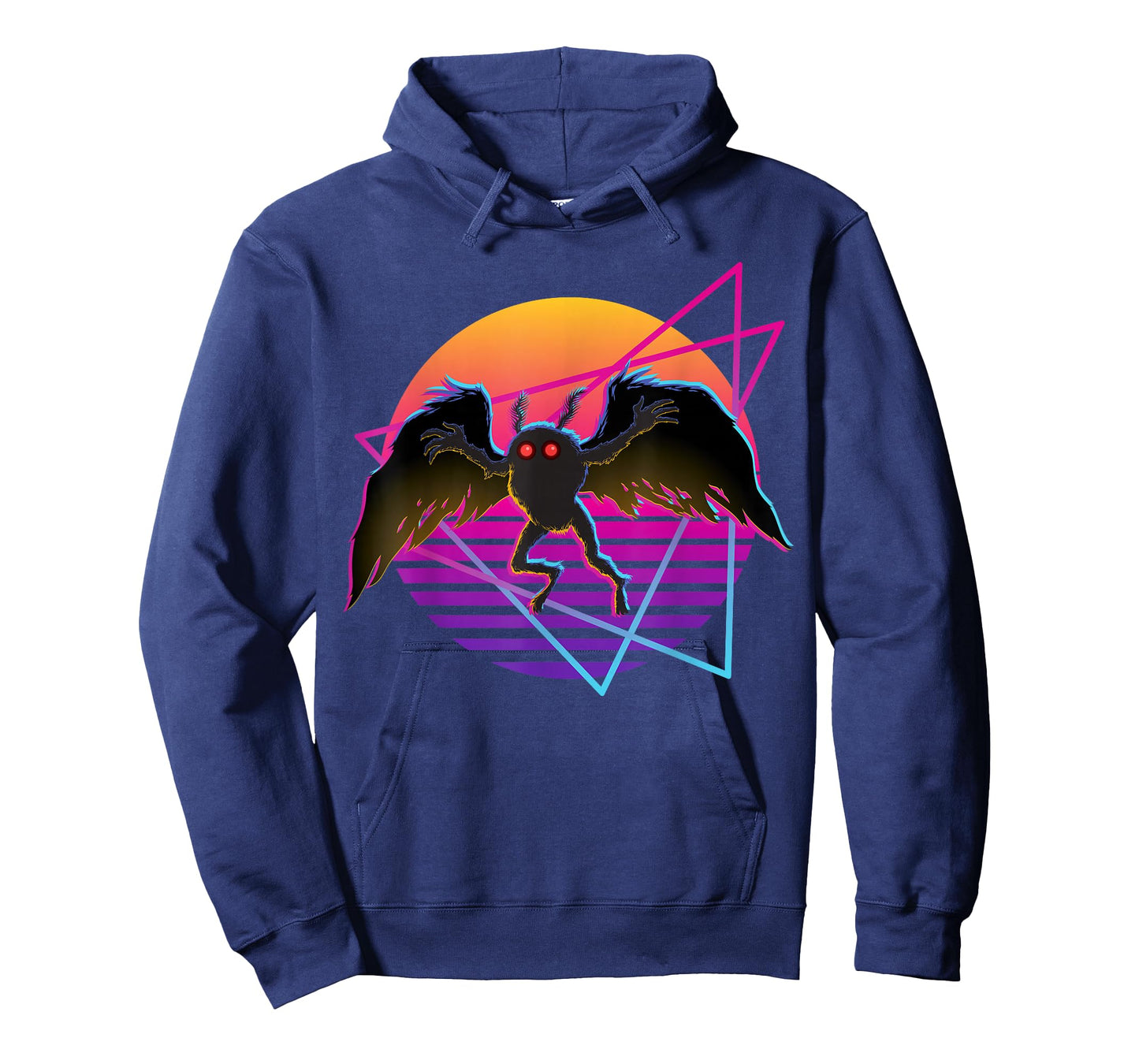 80s Mothman Retro 70s Monster Creepy Folklore Cryptid T-Shirt