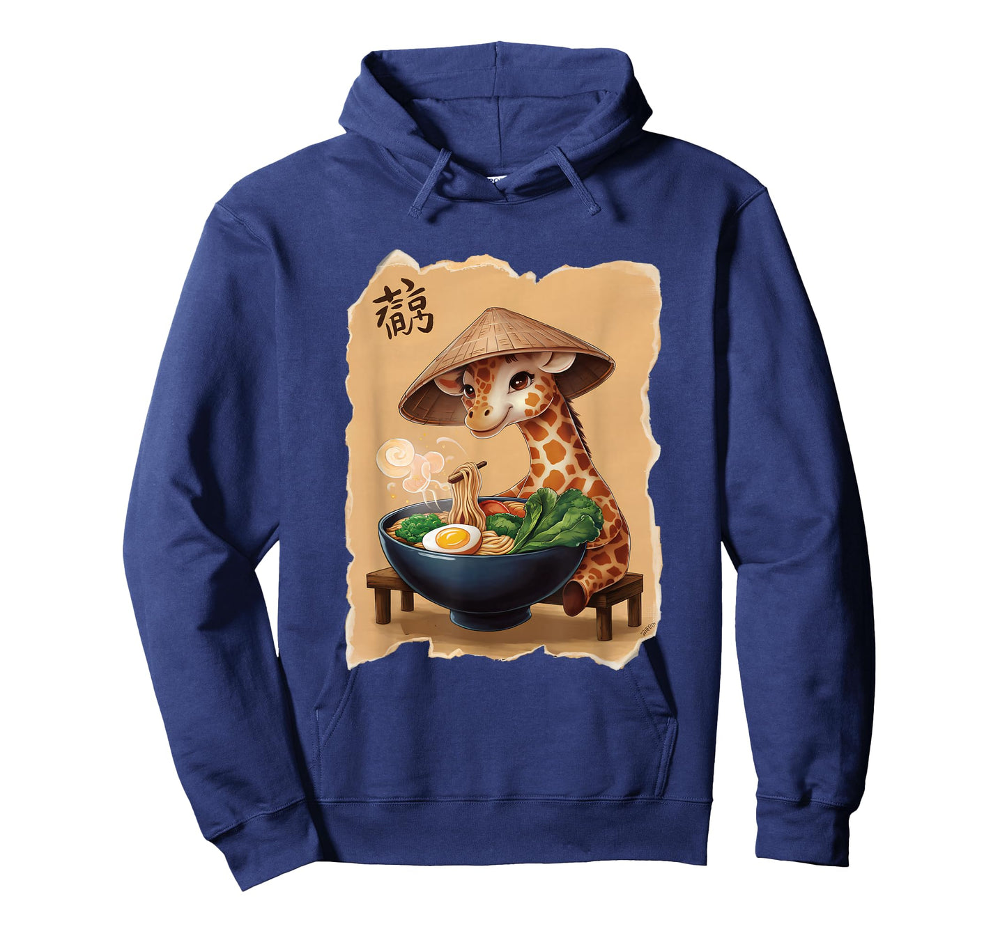 Giraffe Men Woman Kawaii Eating Ramen Japanese Giraffe T-Shirt