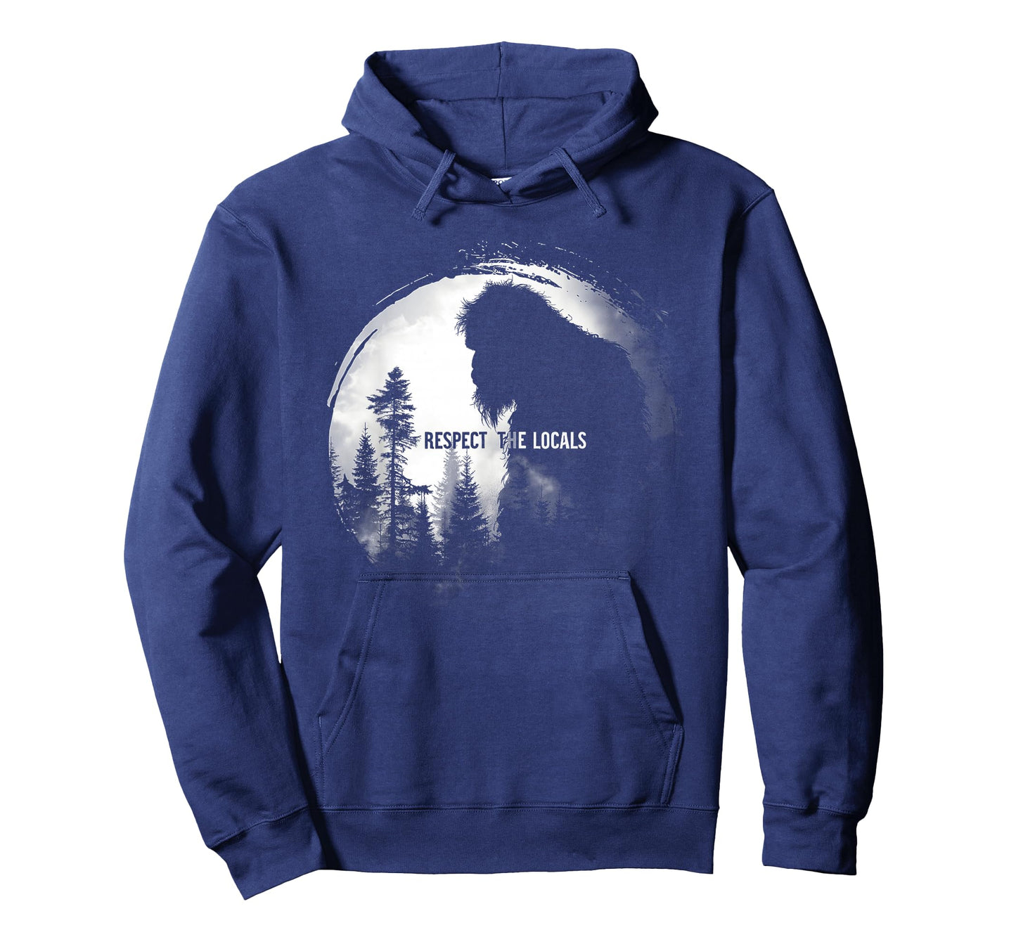 Respect the Locals Bigfoot Nature Wildlife T-Shirt