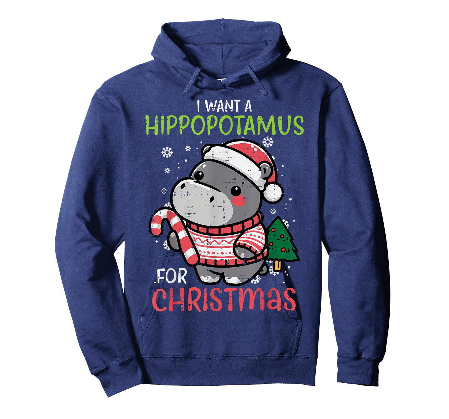 I Want Hippopotamus For Christmas Hippo Xmas Girls Boys Kids T-Shirt