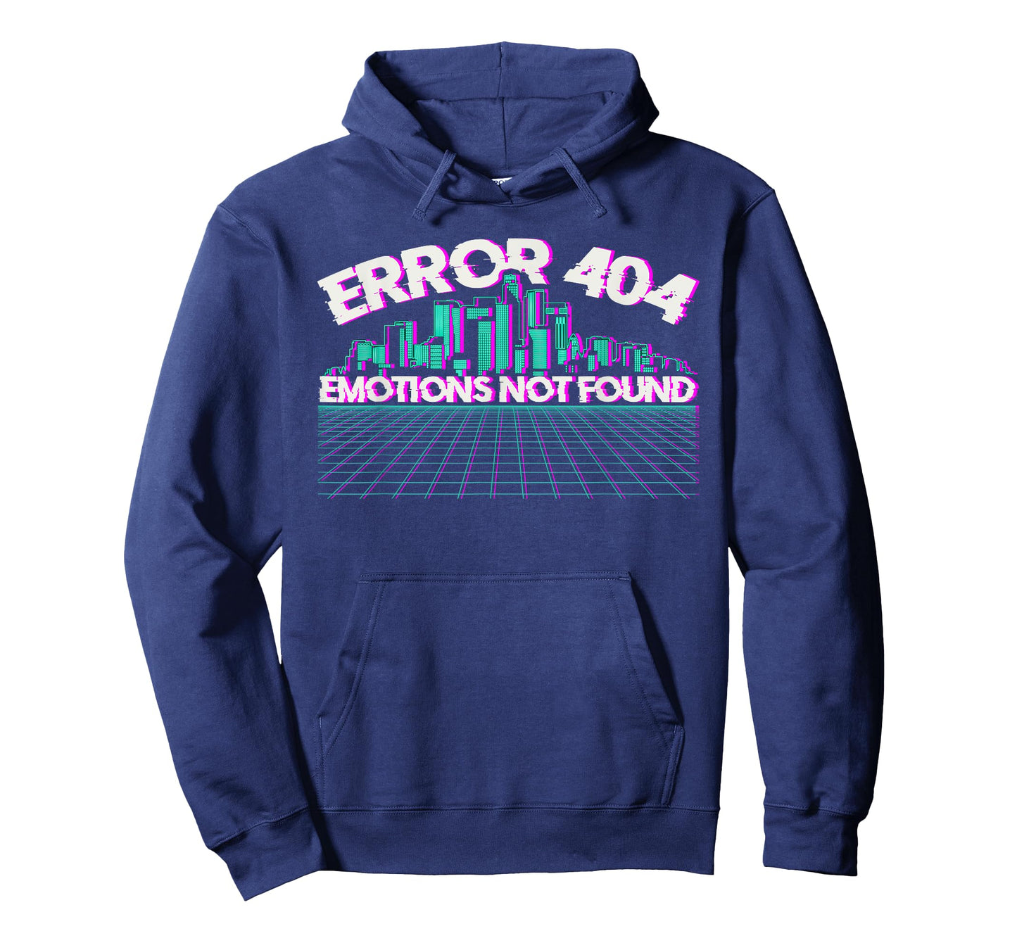 Error 404 Emotions Not Found Skyline Vaporwave T-Shirt
