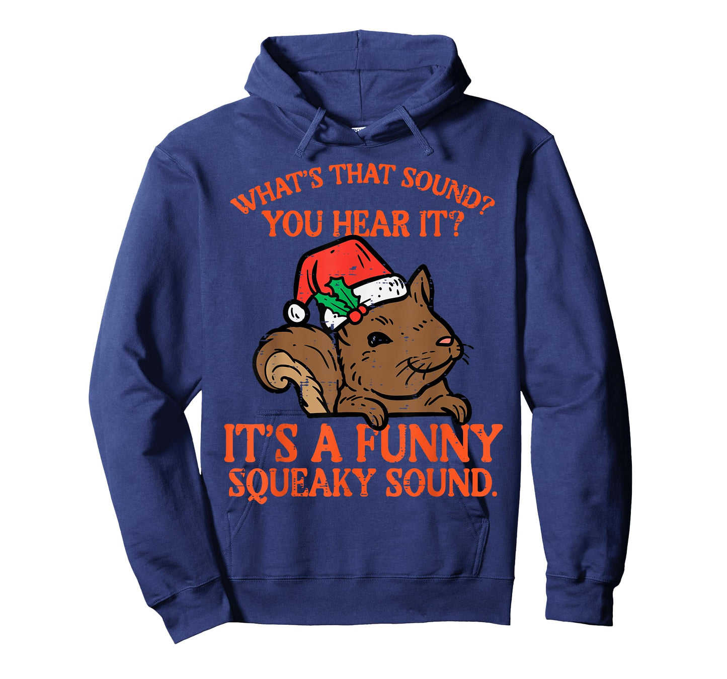 Christmas Squirrel Funny Squeaky Sound Xmas Kids Women Men T-Shirt