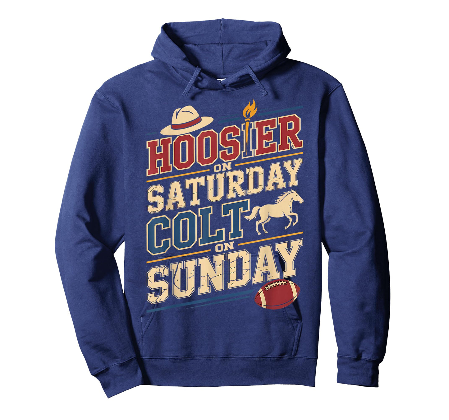 Hoosier-on Saturday Colt on Sunday T-Shirt