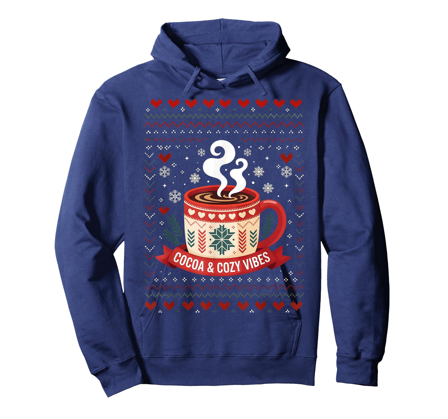 Cocoa Cozy Vibes Snowflake Fall Hot Chocolate Christmas Xmas T-Shirt