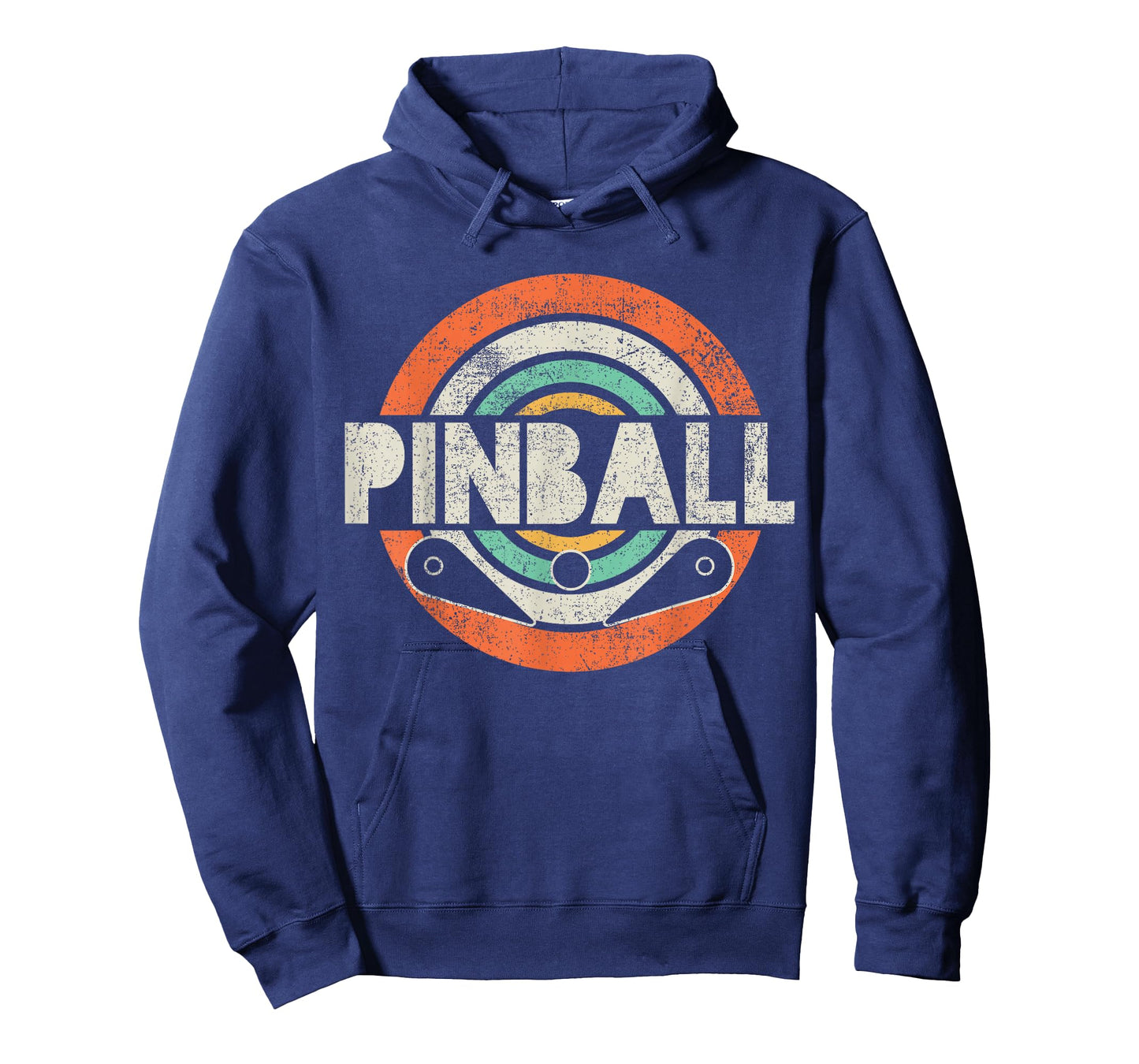 Pinball Game Vintage Black Crew Neck T-Shirt, Unisex-Kids, Small