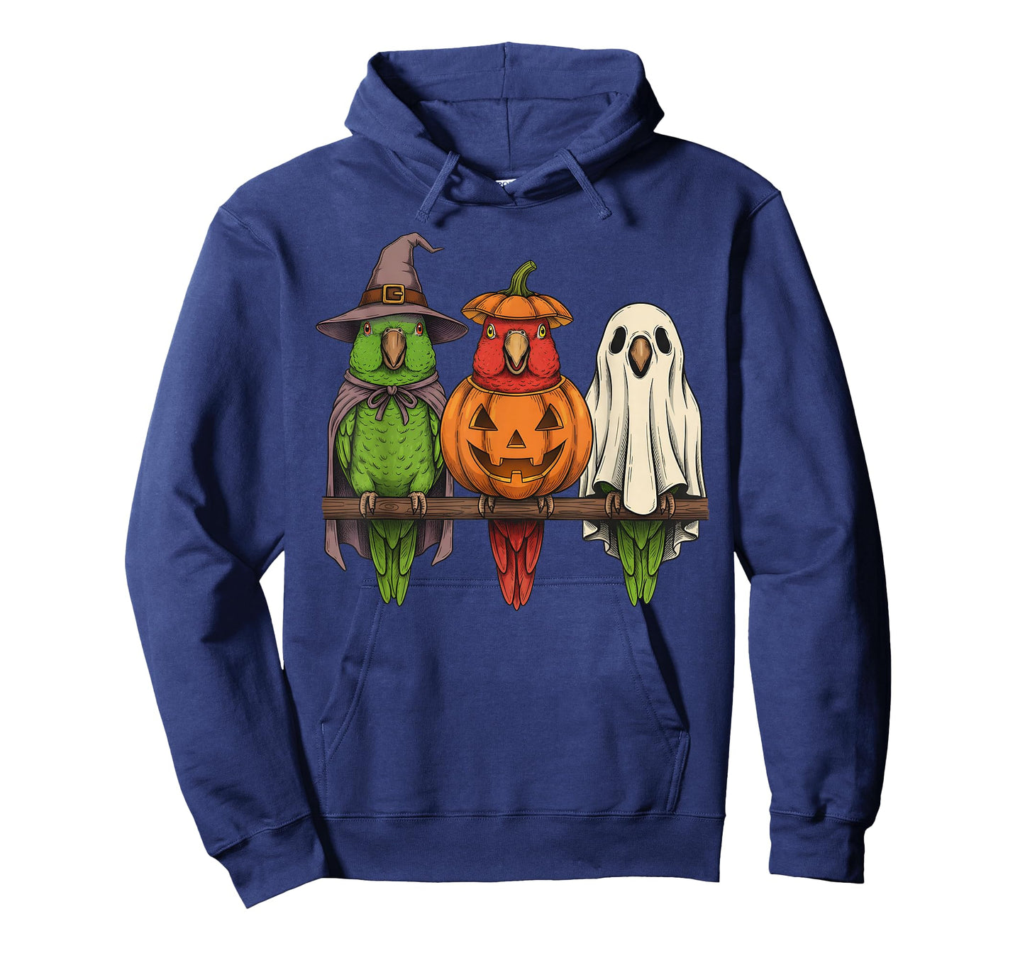 Spooky Ghost Eclectus Parrot Lover Pumpkin Halloween T-Shirt