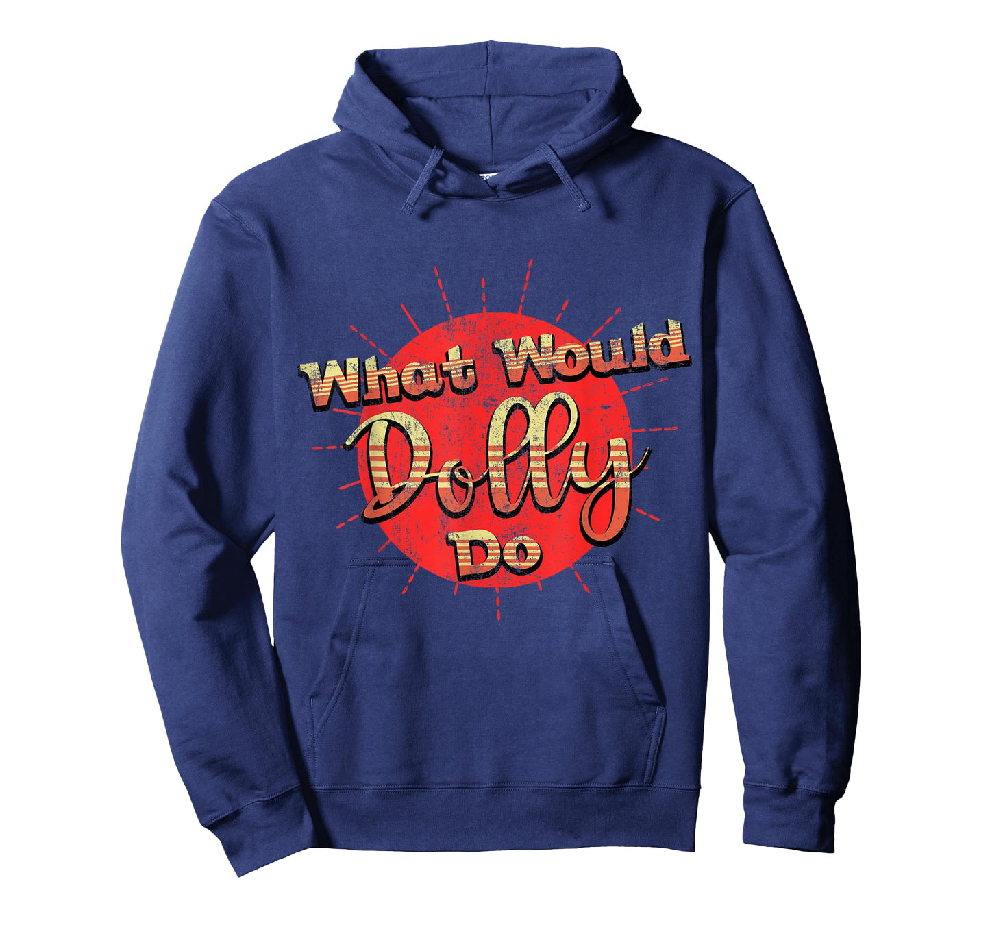 Funny What Would Dolly Do Vintage distressed Retro T-Shirt T-Shirt