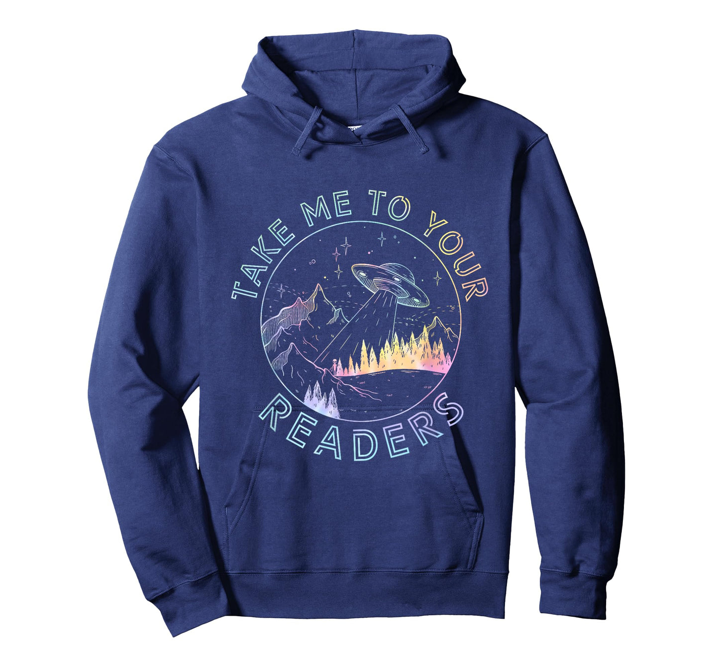Take Reading English Teacher Library Alien Space T-S Tie Dye T-Shirt