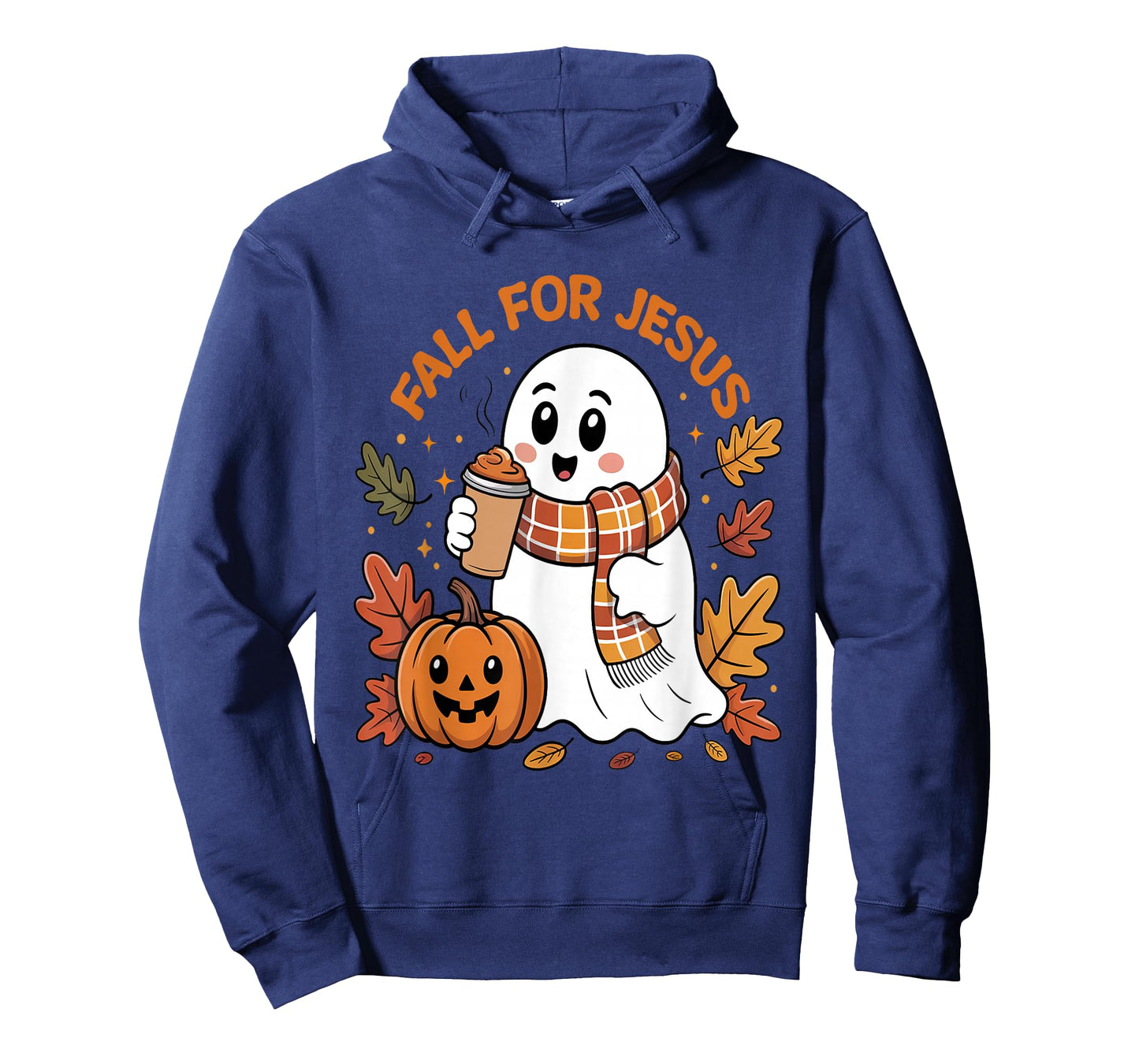 Fall for Jesus Christian Autumn Cute Ghost Pumpkin T-Shirt