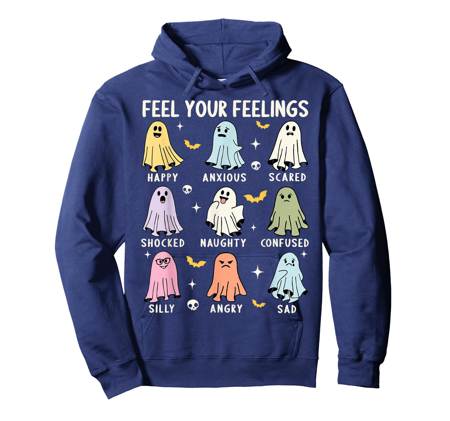 Feel Your Feeling Ghost Mental School Psychologist Halloween T-Shirt