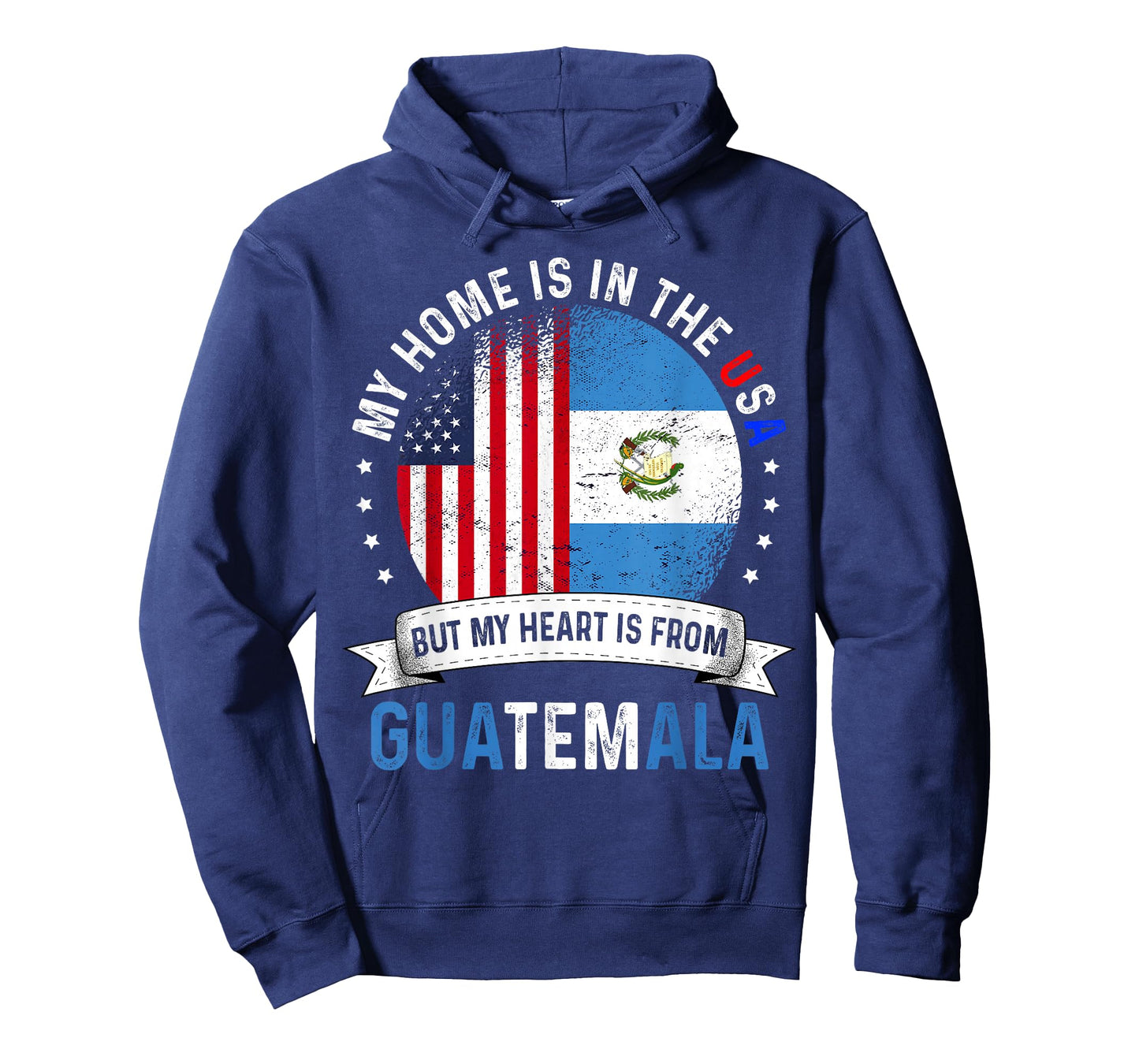 Guatemalan American Patriot Heart is from Guatemala Flag T-Shirt Small