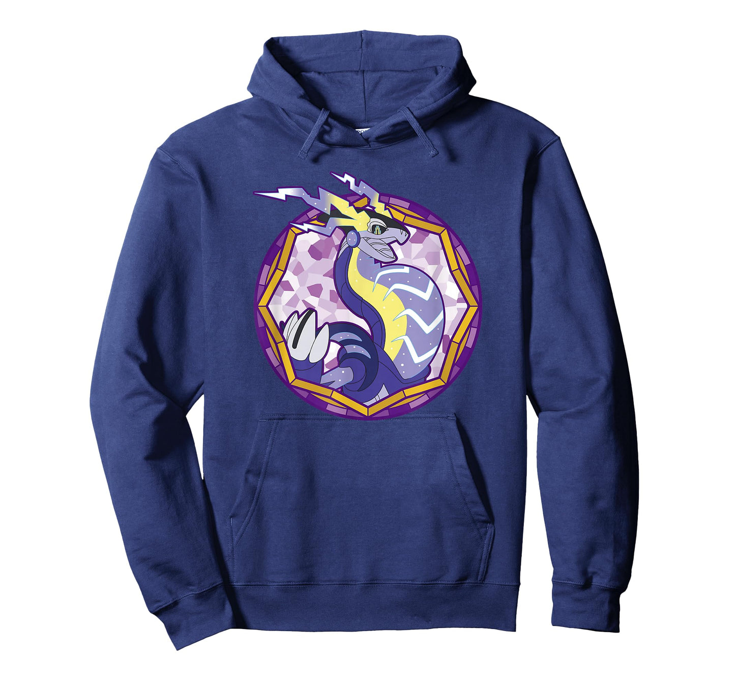 Pokémon Miraidon Legendary Paradox Violet Stained Glass Logo T-Shirt