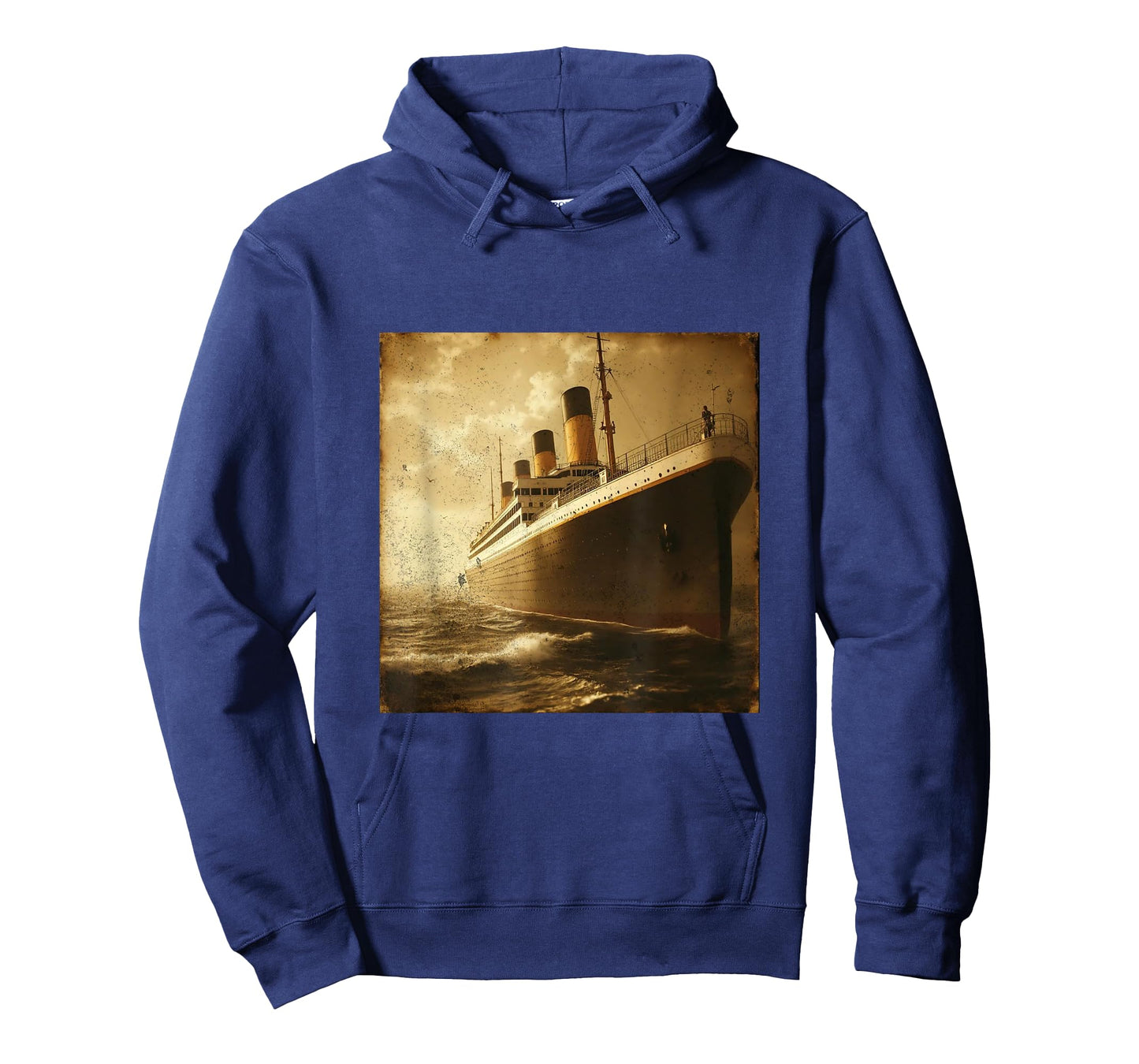 Vintage RMS Titanic Cruise Ship Setting Sail Men Women Kids T-Shirt