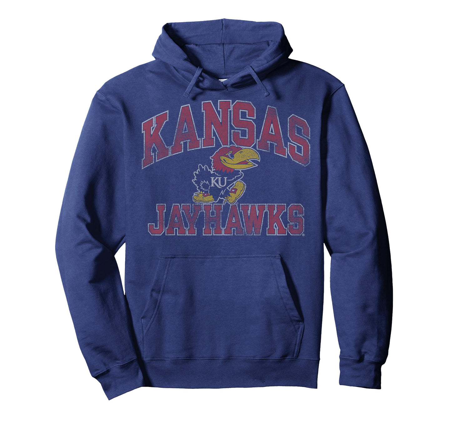 Kansas Jayhawks Vintage Worn Blue Officially Licensed T-Shirt